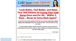 Desktop Screenshot of findcoldsorescure.com